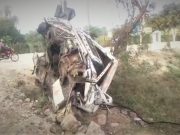 One killed, two critical as car rams into truck at Shamshabad