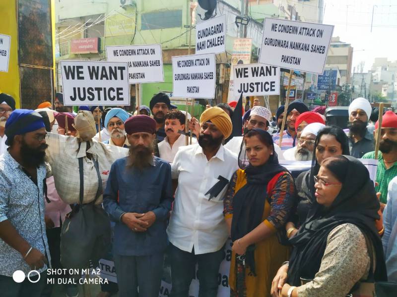 Sikhs In Hyderabad Protest At Keyes High School Against Caa