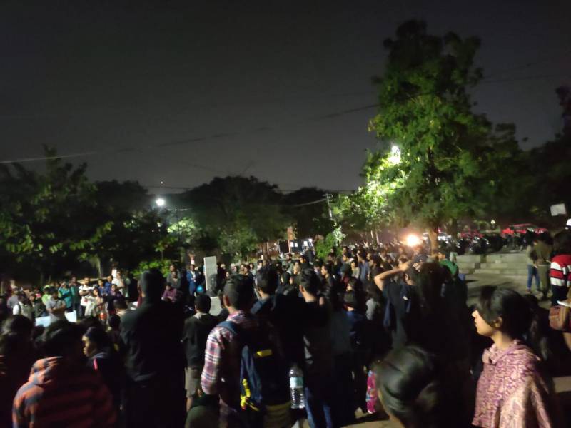 HCU protest 