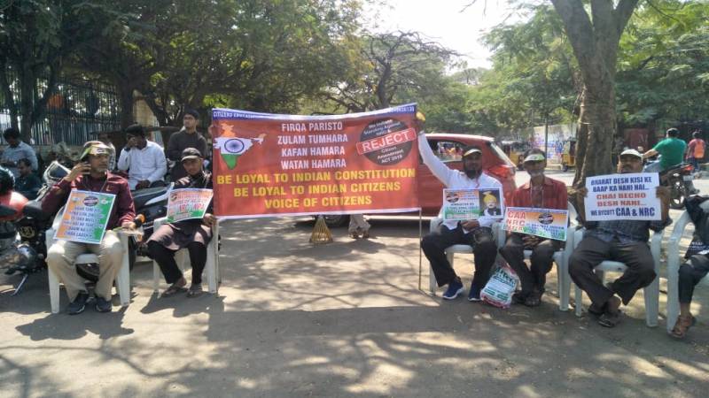 Hunger Strike Against Caa Npc Npr In Hyderabad