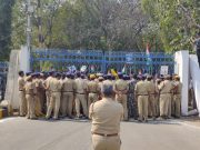 Police book 22 students from HCU for taking out Republic Day rally