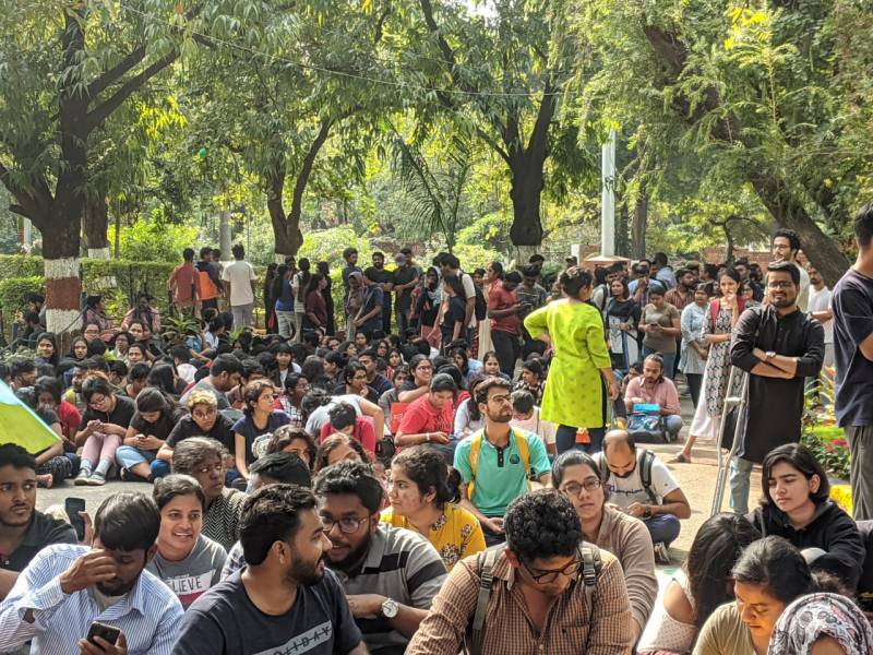 Eflu Students On Indefinite Strike