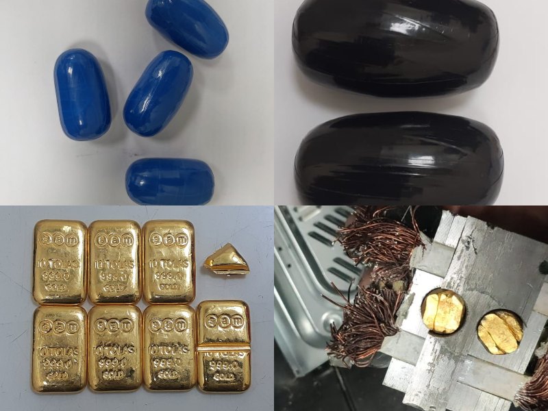 In a big haul, DRI Hyderabad officials seize smuggled gold worth Rs 1.66 Cr In a big haul, DRI Hyderabad officials seize smuggled gold worth Rs 1.66 Cr
