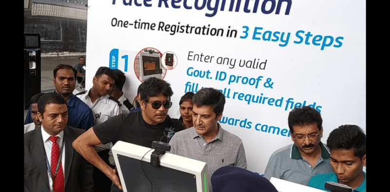 Nagarjuna Face Recognition At Rgi Airport
