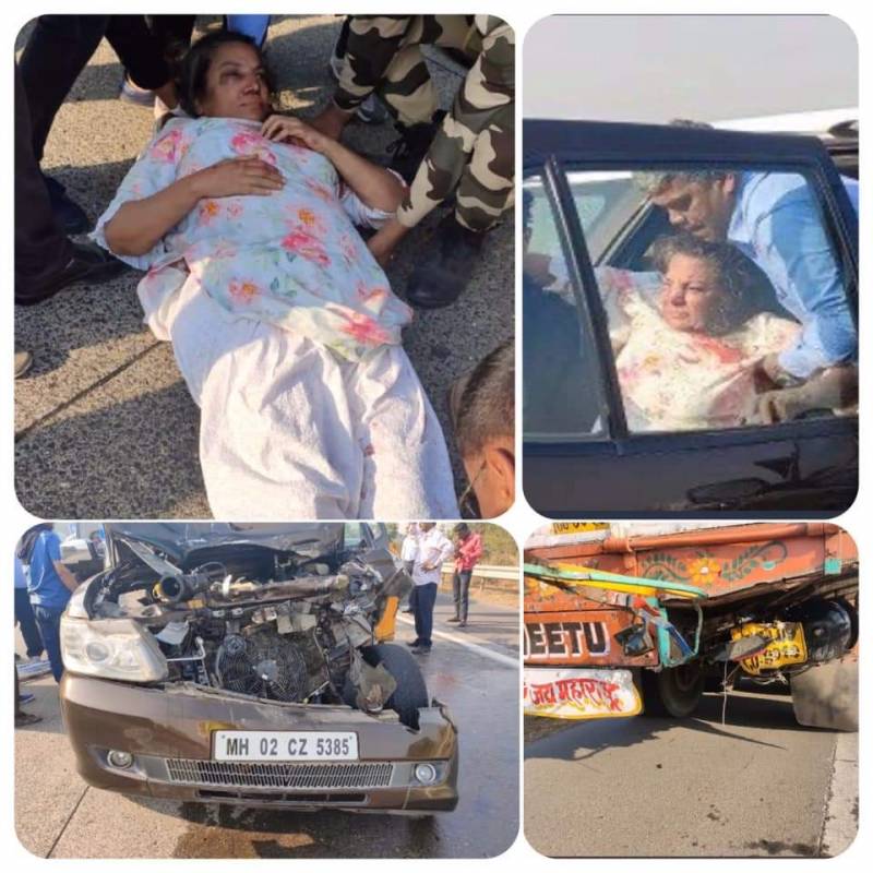Shabana Azmi Accident At Mumbai Pune Highway