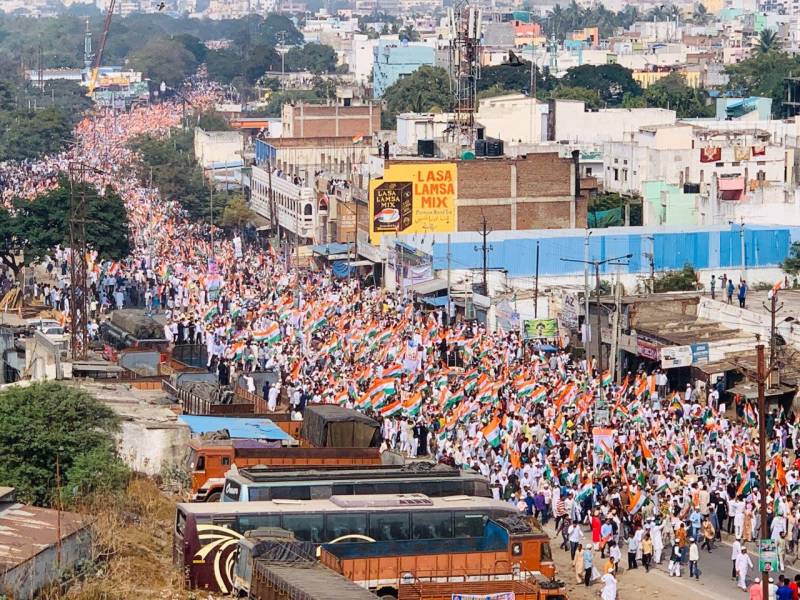 Holding the national flag high, lakhs join Tiranga rally in Hyderabad