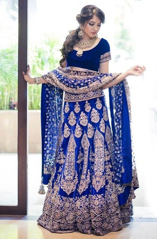 Elegant Blue Lehenga