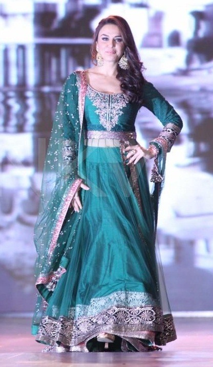 Emerald Lehenga For Muslim Brides