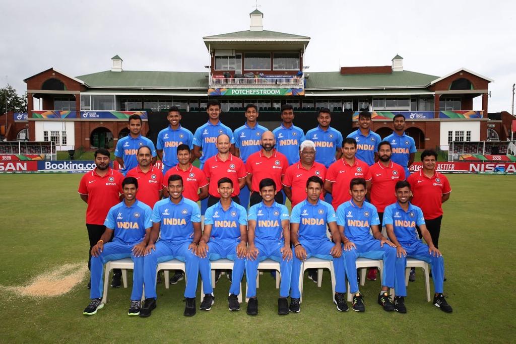 India U19 Team Picture 2020