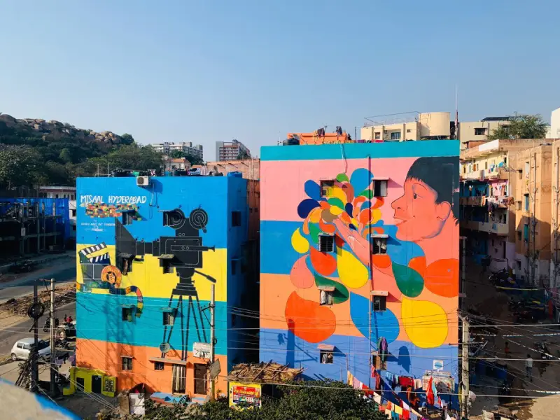Misaal Org Paints 500 Bastis In Fimnagar Hyderabad