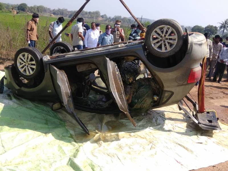 Bodies of TRS MLAs missing sister, two others retrieved from Kakatiya canal Bodies of TRS MLAs missing sister, two others retrieved from Kakatiya canal
