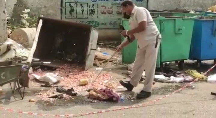 Rag picker injured in mysterious blast in Musheerabad Rag picker injured in mysterious blast in Musheerabad