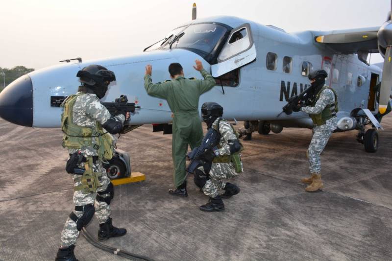 INS Dega conducts mock anti-hijack exercise at Vizag airport