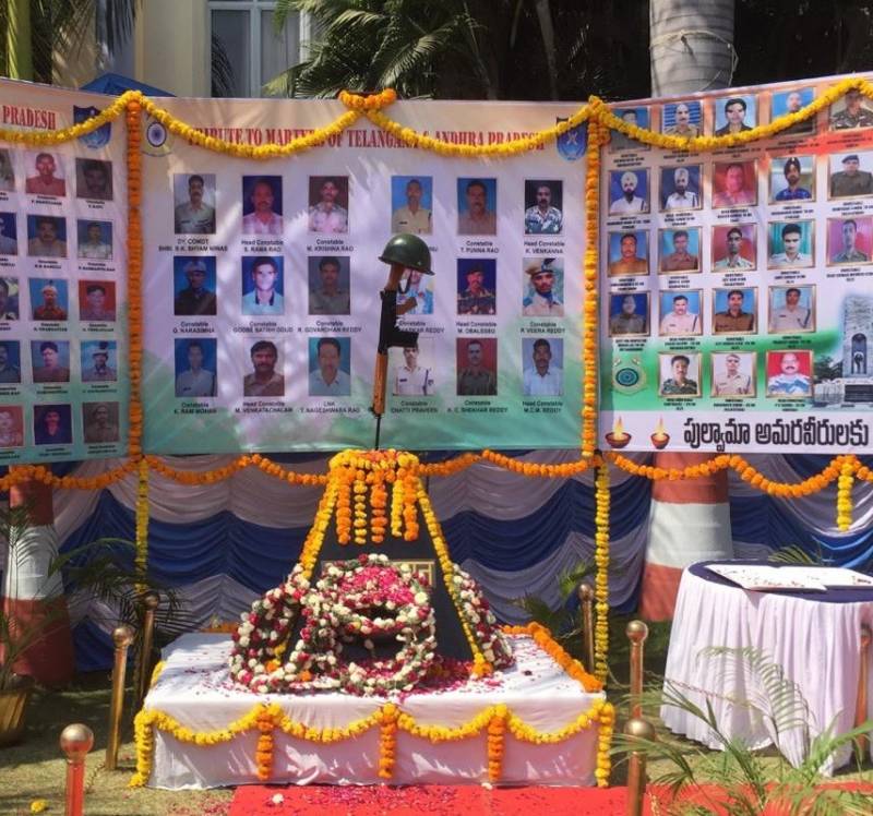 pulwama terror attack commemoration crph southern sector hyderabad 