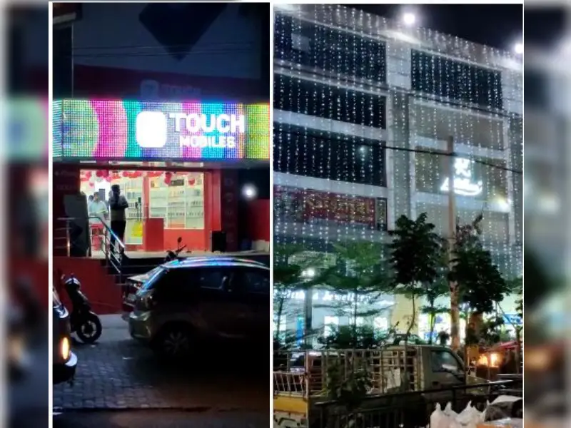 GHMC fines Lalitha Jewelry, Touch Mobiles for illegal LED displays