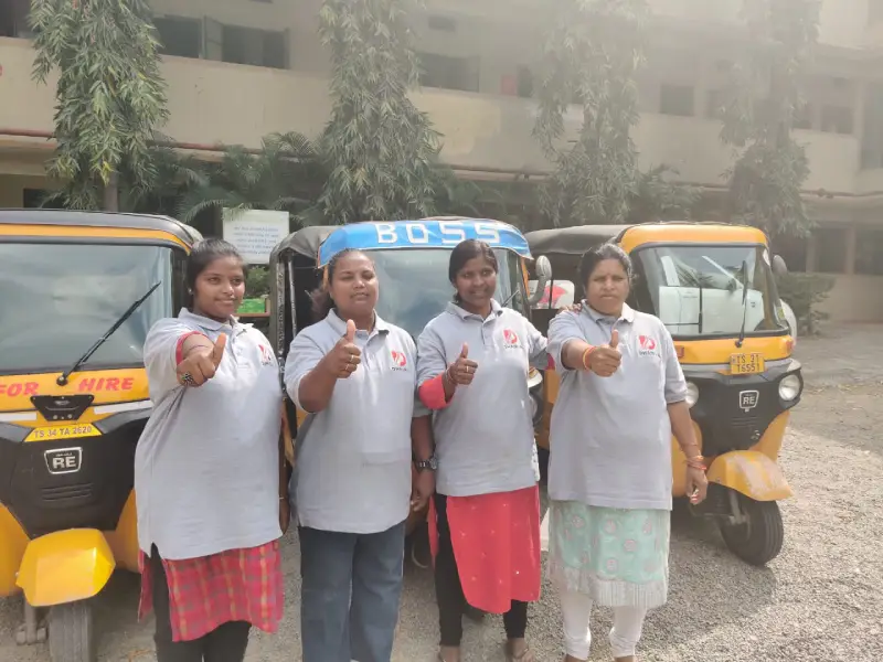 Meet Hyderabad’s four new women auto-rickshaw drivers