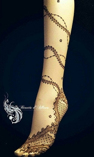 beautiful bridal mehndi design