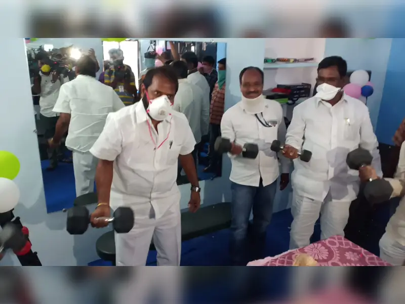 Minister Gym Inaguration
