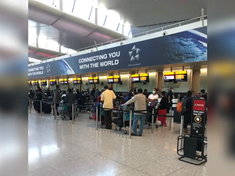 AI flight with 156 passengers from London arrive at Vijayawada Airport