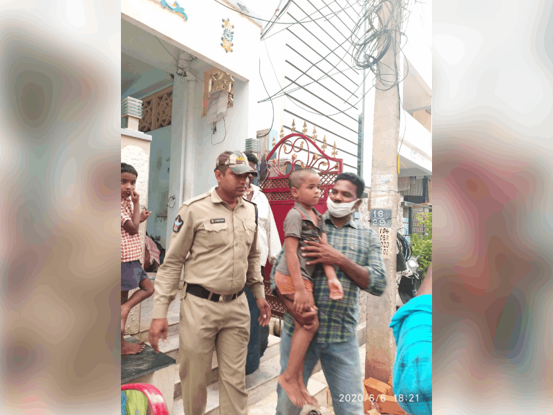 Six- year- old boy trapped between walls of houses, rescued in Vijayawada