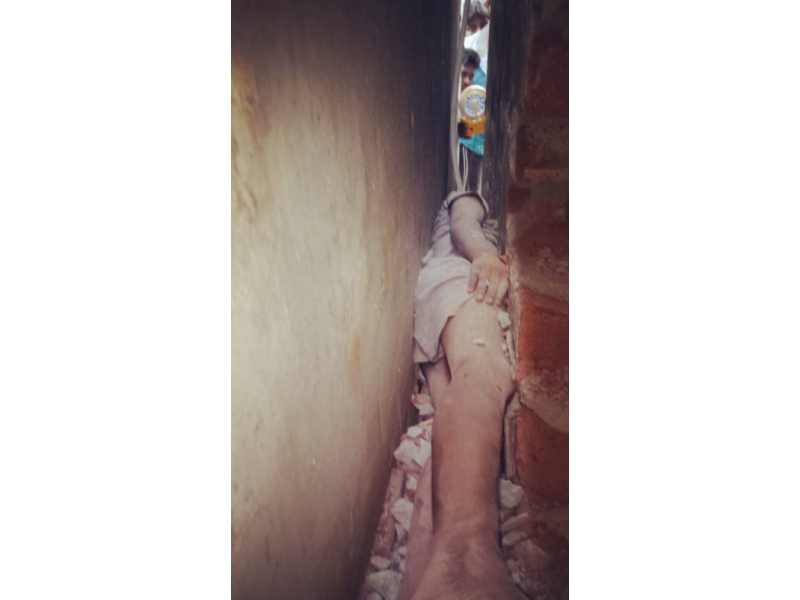 Six- year- old boy trapped between walls of houses, rescued in Vijayawada 