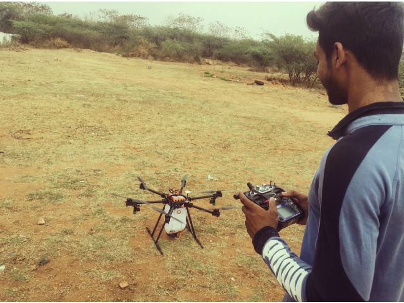 Hyderabad students make drone that can sanitise from above 400 metres