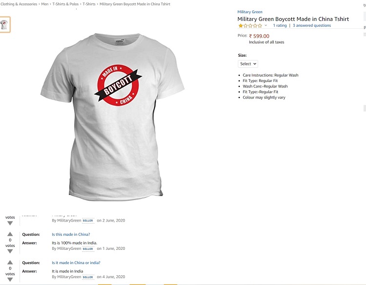 Fact Check: 'Boycott China' t-shirts, caps not made in China