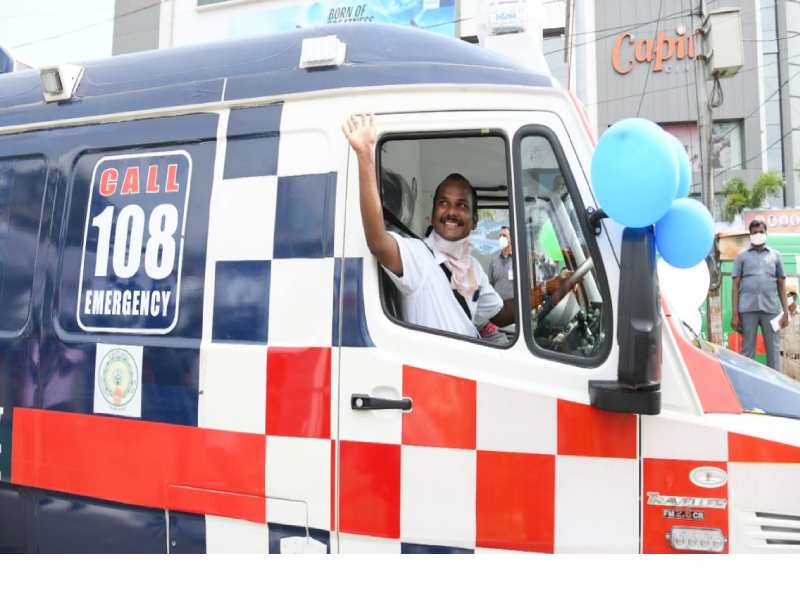 1068 ambulances of 108, 104 helpline flagged off in Andhra Pradesh