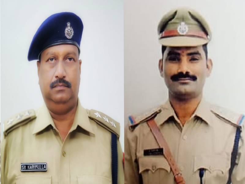 Two South Central Railway cops who saved lives, passenger properties; awarded