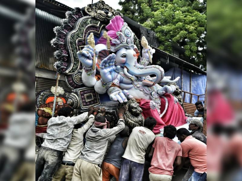 Celebrate Ganesh Puja at home: Bhagyanagar Utsav Samithi