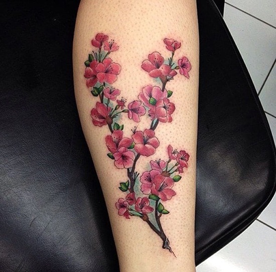 Cherry Blossom Flower Tattoo