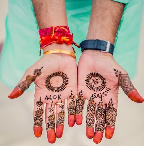 15 Trending Mehndi Design Ideas For Grooms Dulha