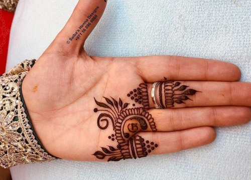 bride groom mehendi designs