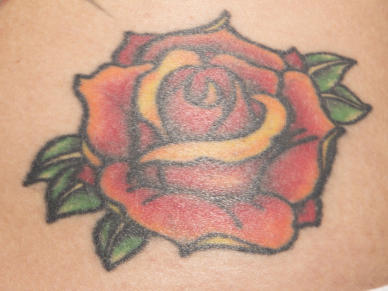 Tattoo tagged with: flower, small, jakubnowicz, grey, black, tiny, thigh,  little, nature, medium size, hindu, religious, fine line, lotus flower |  inked-app.com