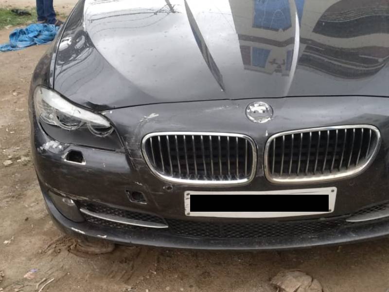 Daggubati Abhiram&#39;s car crashes into another vehicle at Raidurgam