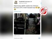 Fact Check: Viral video showing floodwater entering into bus is not from Delhi but Jaipur