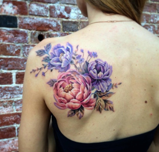 Peony Flower Tattoo