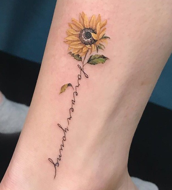 Sunflower Tattoo