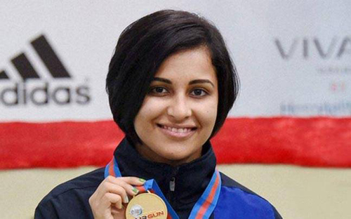 Indian sport shooter Heena Sidhu