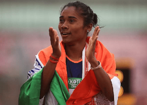 Indian athlete Hima Das