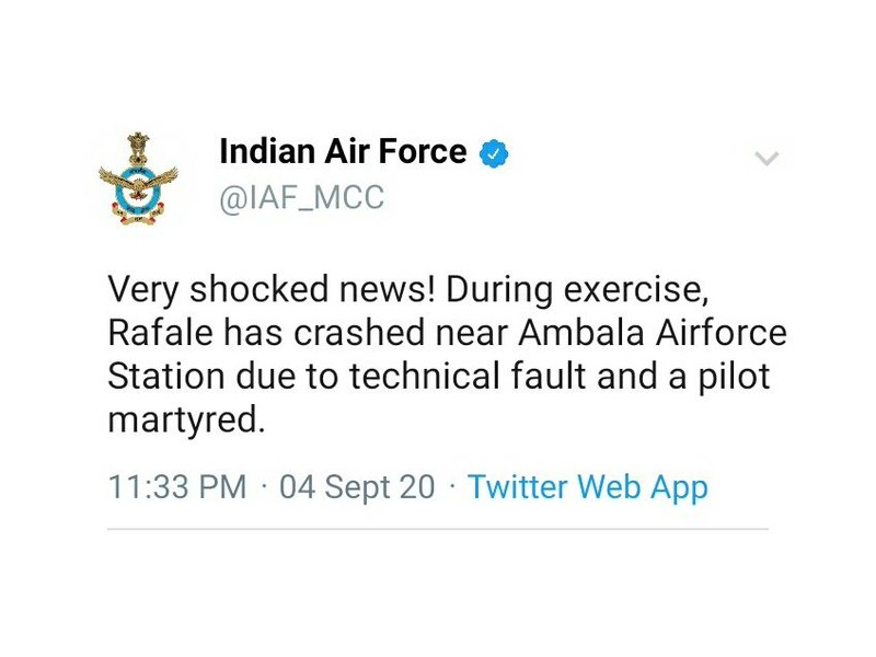 Iaf Fake Tweet