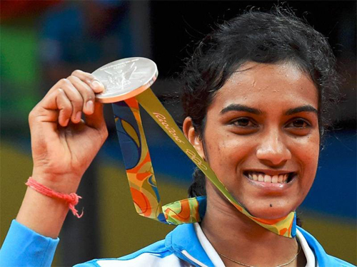 Indian badminton player Pusarla Venkata Sindhu