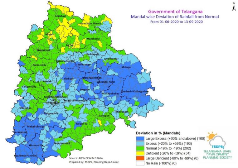 Red Alert: Heavy to very heavy rainfall forecast for Telangana on 14 ...