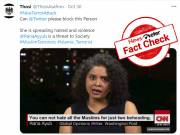 Factcheck: Morphed screengrab of Rana Ayyub’s CNN interview shared with false claim